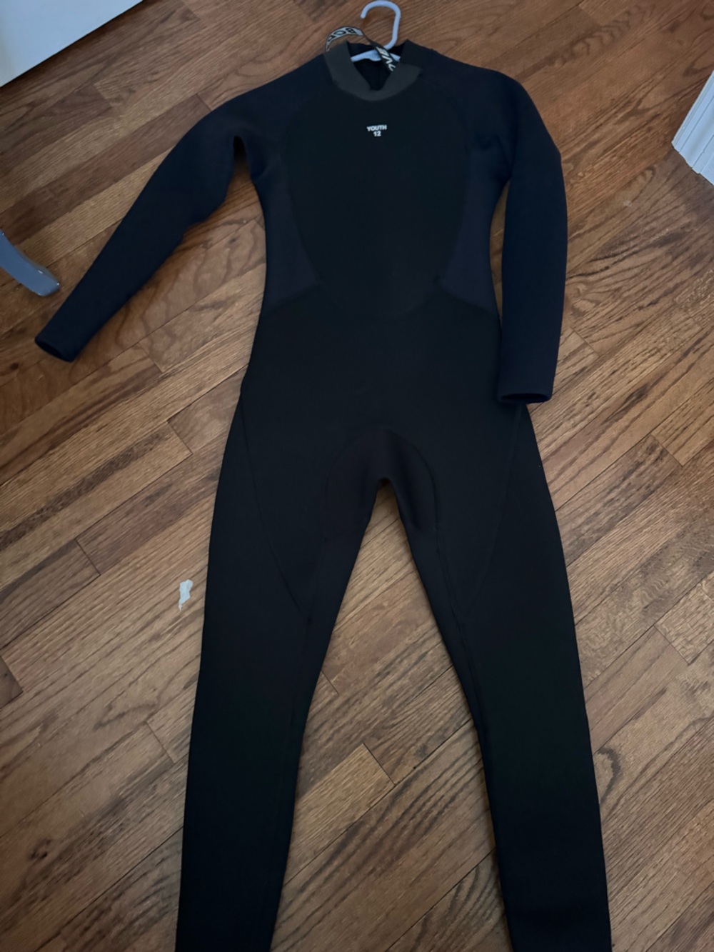Youth Black Kids One-Piece Wetsuit - Performance Swimwear